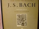 J.S. BACH - 4 SUITES FOR ORCHESTRA - Philarmonia Klemperer - box 2 LP + Sheet