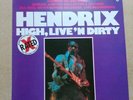 Vinyl--Jimi Hendrix--High,live`n Dirty--Red Vinyl---Rare--Top