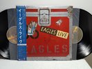 Eagles ?Eagles Live LP + Poster 1980 RARE Japan OBI P-5589/90Y