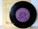 ELVIS PRESLEY MY BABY LEFT ME #7M 424  HIS MASTERS VOICE UK 1956 45 RPM RECORD