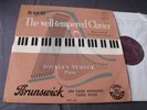 Brunswick AXTL 1036-UK-ED1-Bach-The Well-Tempered Clavier-Rosalyn Tureck-Rare-Ex