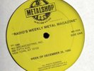 METALSHOP #152 12/26 1986 Heavy Metal Radio Show LP W/Que Sheets KISS MEGADEATH