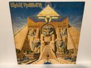 IRON MAIDEN, METAL LP, POWERSLAVE, CAPITOL SJ 12321, 1984, TEXTURED COVER