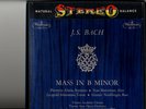 HERMANN SCHERCHEN - BACH MASS IN B MINOR WESTMINSTER STEREO AUDIOPHILE WST 304
