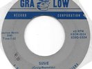 THE FOUR LABELS Susie/Lookin' on Gra Low Indianapolis doo wop popcorn 45 HEAR