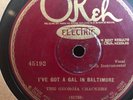 THE GEORGIA CRACKERS OKEH 45192 COUNTRY 78 RPM V/V+ ***HEAR***