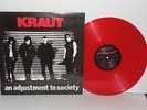 KRAUT An Adjustment To Society LP Red Vinyl NYHC Punk Rock Steve Jones Cro-Mags