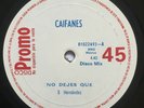 CAIFANES - No Dejes Que - RARE COSTA RICA MAXI SINGLE RADIO PROMO