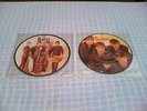 THE BEATLES TWO UK SEVEN INCH PICTURE DISCS - LOVE ME DO & WE CAN WORK IT OUT