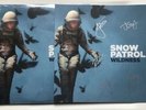 SNOW PATROL - WILDNESS SEALED BLUE / WHITE RECORD HAND SIGNED PRINT AUTOGRAPHED