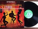 BARNEY KESSEL - ON FIRE - original STEREO vinyl LP 1965 EMERALD Nude Cheesecake