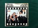 Fabrizio De Andre Vinile 45 Giri un matto  un giudice