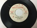 THE IDEALS, ALWAYS YOURS, STARS OF HOLLYWOOD#1001, PROMO DO WOP 45 RECORD, 1958
