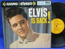 LP ELVIS PRESLEY - IS BACK  / GERMAN ORANGE RCA LSP 2231 // *** no LC NUMBER ***