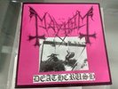 mayhem deathcrush 1st edition euronymous sign 1st ed LP  with insert