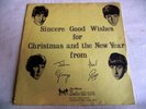 THE BEATLES   1963 CHRISTMAS RECORD FAN CLUB FLEXI. G/FOLD NEWSLETTER