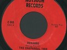 CHAPARRAL TRIO: Roxanne / Without You 45 (Texas psych-garage, sl label bubblin