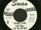 R&R Surf Instrumental 45 - LINK WRAY - Batman Theme - Swan - Hear VG++