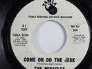 Northern Soul 45 MIRACLES Come On Do The Jerk TAMLA promo HEAR