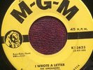 DOO WOP SERENADERS MGM 12623 I Wrote A Letter/Never Let Me Go