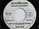 Northern Soul 45 MELBA MOORE Don't Cry Sing Along With... MUSICOR VG+ promo HEAR