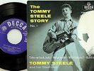 TOMMY STEELE AND HIS STEELMEN THE TOMMY STEELE STORY NO.1 EP+PS 1957 R&R ELVIS