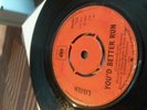 LISTEN     YOU'D BETTER RUN    (ROBERT PLANT)  CBS  condition G.. RARE UK