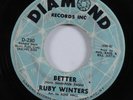 Northern Soul 45 RUBY WINTERS Better / I Want Action DIAMOND HEAR