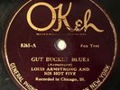 HEAR  LOUIS ARMSTRONG AND HIS FOT FIVE OKEH Gut Bucket Blues THEIR FIRST RECORD