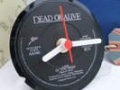 *new* DEAD or ALIVE VINYL RECORD CLOCK actual SINGLE RECORD CENTRE