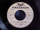 Rare and fine doo wop John T. Webster, III & Anna Freedom Million Teardrops VG