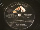 ELVIS PRESLEY Too Much RCA 6800 SHELLAC First Press 78 RPM Copy2