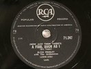ELVIS PRESLEY A Fool Such As I RCA 246 SOUTH AFRICA 78 RPM  OS