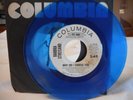 BARBRA STREISAND 45 RPM Columbia Promo Record Blue VINYL DISC