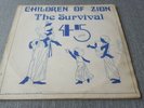 THE SURVIVAL  CHILDREN OF ZION / VERSION  VERY SCARCE 12