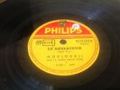 78 RPM MOULOUDJI - Le Déserteur - BORIS VIAN - PHILIPS N 72.222 H