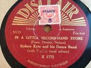 78 RPM SYDNEY KYTE & his dance band- In a  little second-hand  - DISCLAIR K 1772