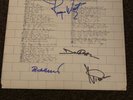 Pink Floyd Autographed Vinyl LP Inner Sleeve