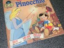 Walt Disney Story of Pinocchio 24 Page Read-Along Book and Record Vintage #311