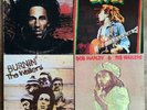 4 Lps Bob Marley / Wailers Burnin'. Natty Dread. Rastaman Vibration. Live   VG