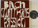 MAUERSBERGER BACH MATTHEW MATTHAUS PASSION ETERNA ED.1 STEREO 4 LP 826141-144 NM