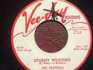 DOO WOP 45 SPANIELS Vee-JAY DJ Stormy Weather/Here Is Why I Love You