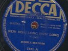 78-PRE-WAR BLUES-BUMBLE BEE SLIM-TRUE BLUE/NEW HOW LONG HOW LONG on DECCA