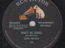 78-ROCK-ELVIS PRESLEY-DON'T BE CRUEL/HOUND DOG-BEAUTIFUL E/E+ CLASSIC