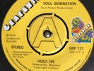 Soul Generation  ***    Hold On  ***     U K  Grapevine  Demo  -  MINT  **