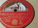 ELGAR CONCERTO FOR CELLO & ORCHESTRA BEATRICE HARRISON HMV D1507-09