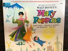 NOS DISNEYLAND RECORDS MARY POPPINS w Book  3922 Walt Disney Vinyl LP Album 1964