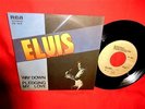 ELVIS PRESLEY Way down Pledging my love 45rpm 7' + PS 1977 ITALY MINT