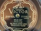 Victor 21561 Joe Venuti &  Eddie Lang WILD CAT 1928 78 rpm EE+ fiddle-guitar HOT