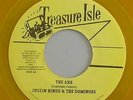 JUSTIN HINDS & THE DOMINOES - LOVE UP AND PUSH UP / THE ARK (TREASURE ISLE) 1964